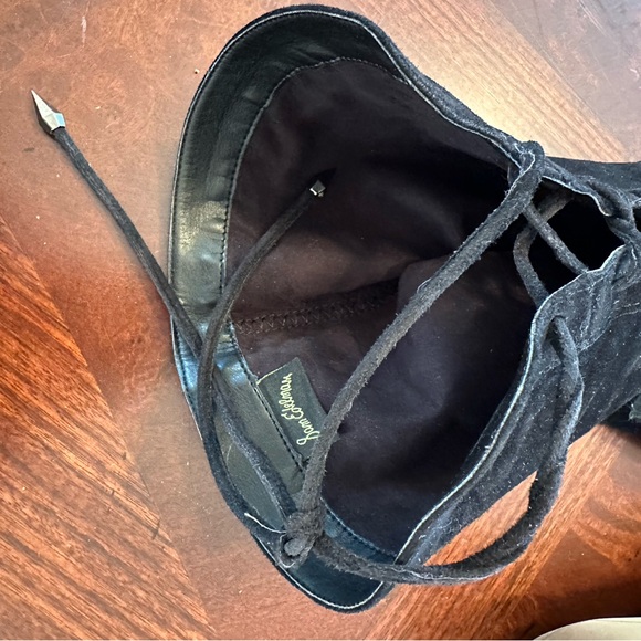 SAM EDELMAN KAYLA OVER THE KNEE SUEDE BLACK HILL SIZE 8 - Picture 13 of 16